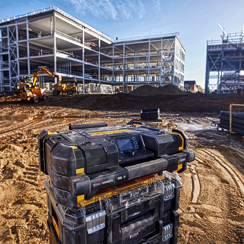 DEWALT TSTAK RADIO + XR CHARGER