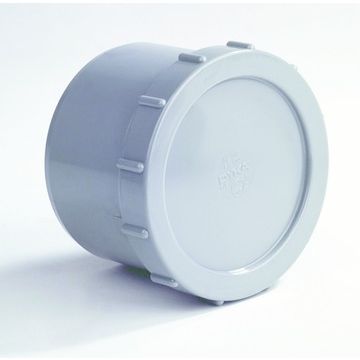 Bouchon gris à visser - Diam. 100 mm, Debrico, magasin de matériaux de construction sur Bruxelles