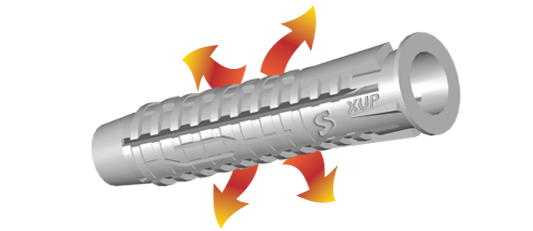 Cheville univ. nylon SMART "XUP" 8x40 100 pcs? Debrico, magasin de matériaux de construction sur Bruxelles