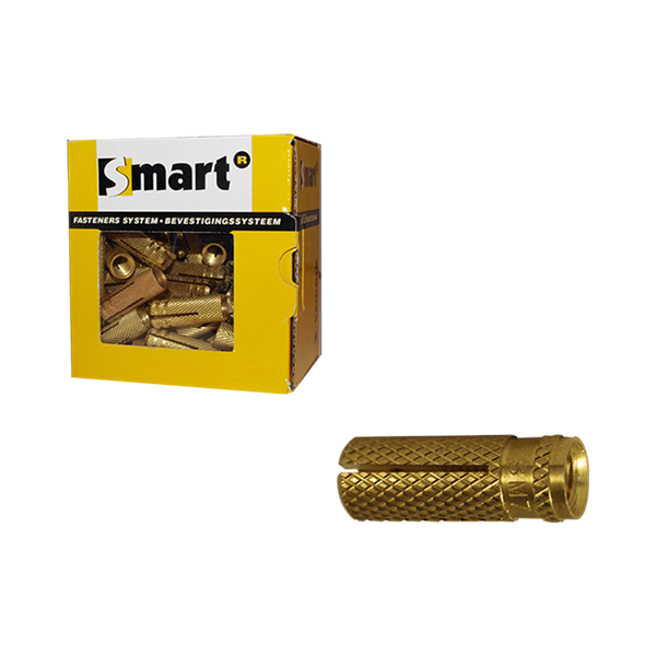 CHEVILLE EN LAITON SMART M6X24 100 pcs, Debrico, magasin de matériaux de construction sur Bruxelles