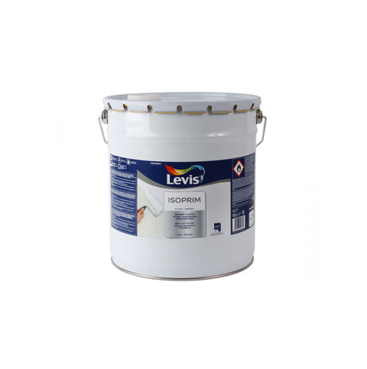 Couche de fond LEVIS ISOPRIM blanc mate, Debrico magasin de matériaux de construction sur Bruxelles