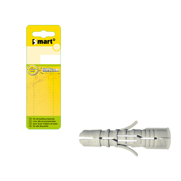 SMART nylon dowel with collar "BP" 6x30 50 pcs