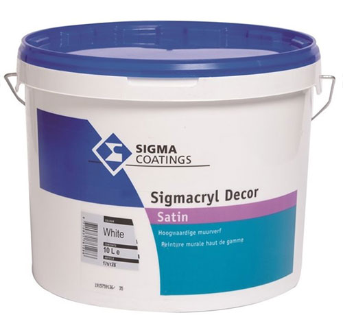 Sigmacryl Decor base blanche, 10 L, Debrico magasin de matériaux de construction sur Bruxelles et Laeken