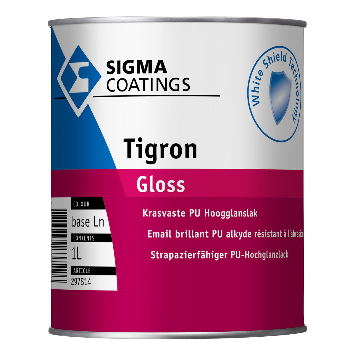 SIGMA TIGRON GLOSS BASE LN 1L, Debrico magasin de matériaux de construction à Bruxelles