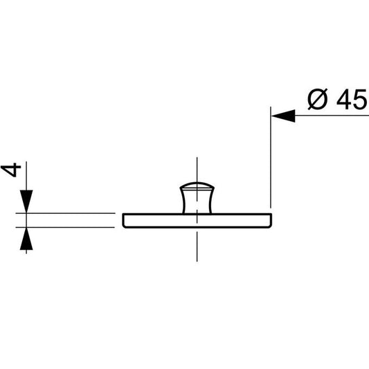 SP9239 FLAT GRILLE D46 MM