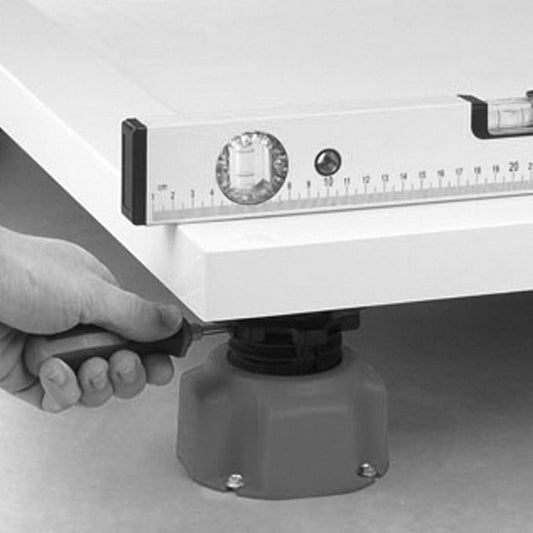 LOT DE 4 PIEDS DE RECEVEUR DE DOUCHE