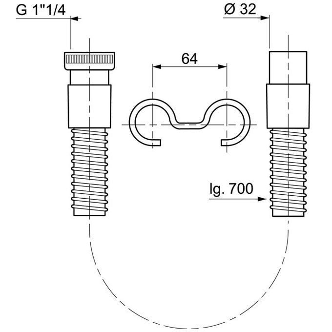 SP1200 RACCORD PVC SPIRALE LONGUEUR 720M
