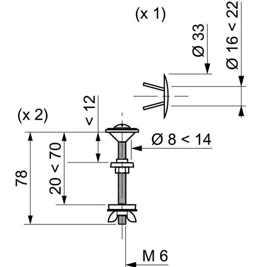 M21 VIS RESERVOIR / CUVETTE, Debrico, magasin de matériaux de construction sur Bruxelles
