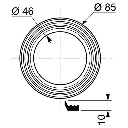 M24 JOINT DE CULOT STANDARD, Debrico, magasin de matériaux de construction sur Bruxelles