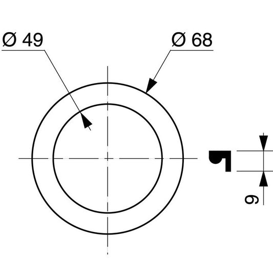SP9376 JOINT POUR BONDE DE LAVABO OU BIDET, Debrico, magasin de matériaux de construction sur Bruxelles