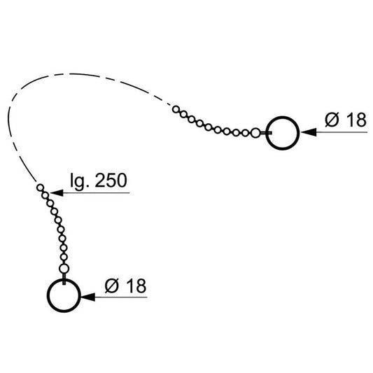 SP9442 CHAIN LENGTH 700 MM + 2 ANN