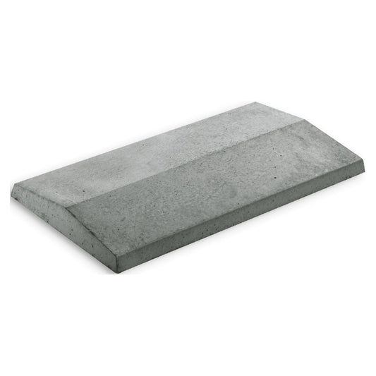 COUVRE MUR BETON 50 X 100 CM 2 VERSANTS