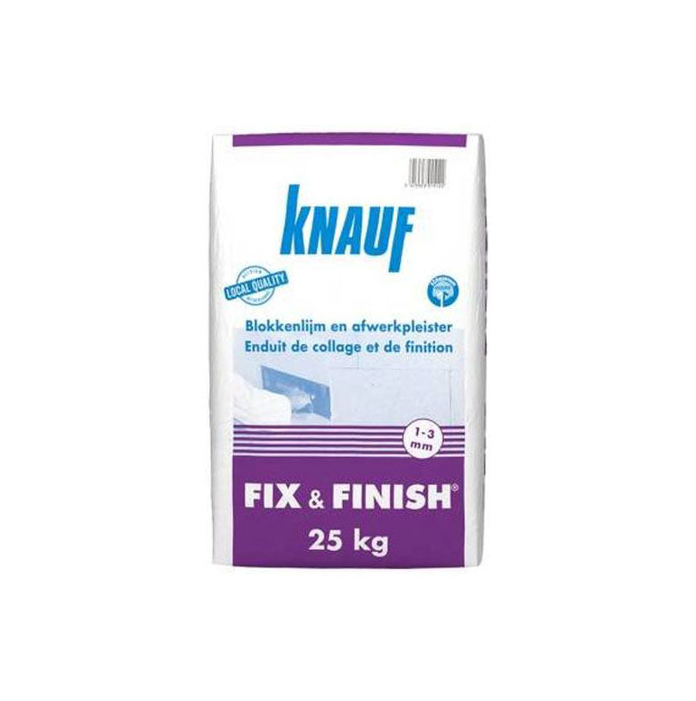 FIX & FINISH SAC 10KG (40)? Debrico, magasin de matériaux de construction sur Bruxelles