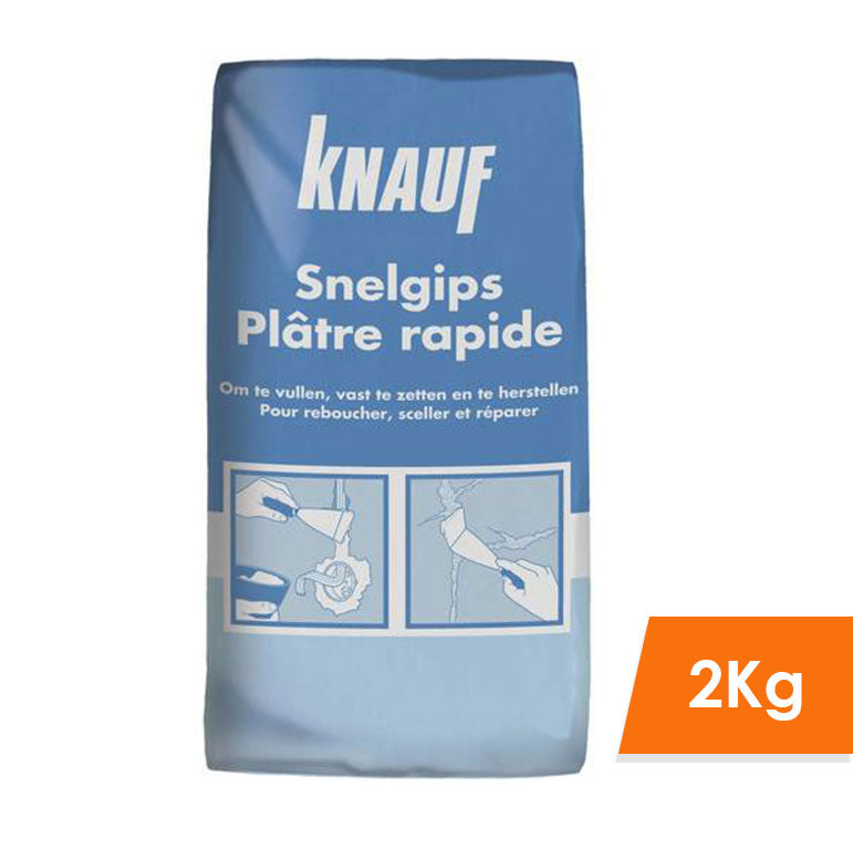 PLATRE A PRISE RAPIDE SAC 2KG (96), debrico, magasin de matériaux de construction sur Bruxelles
