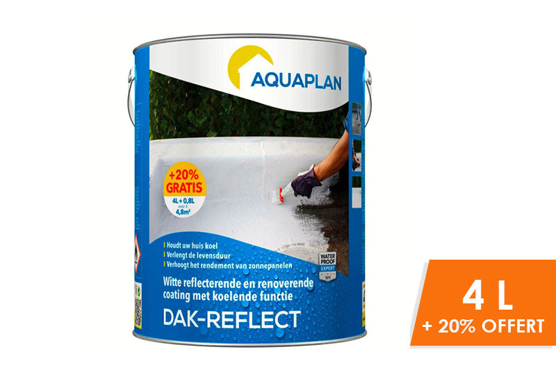 REFLECT-TOITURE 4 L + 20% offert, Debrico, magasin de matériaux de construction à Bruxelles