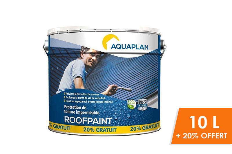 ROOFPAINT ANTHRACITE 10 L + 20%, Debrico, magasin de matériaux de construction sur Bruxelles