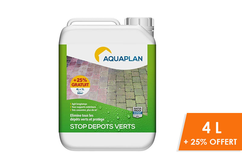 STOP DEPÔTS VERTS 4 L + 25%, Debrico, magasin de matériaux de construction sur Bruxelles