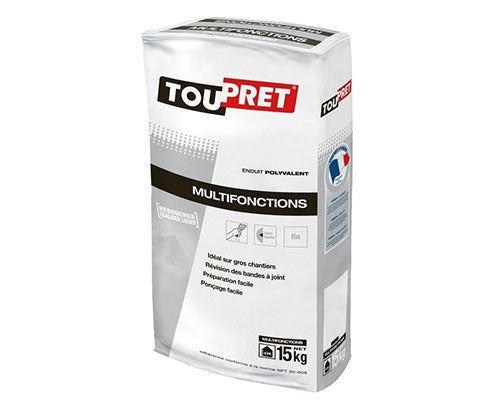 Touprelex® Enduit Allégé de Rebouchage - Enduit Extérieur - Toupret