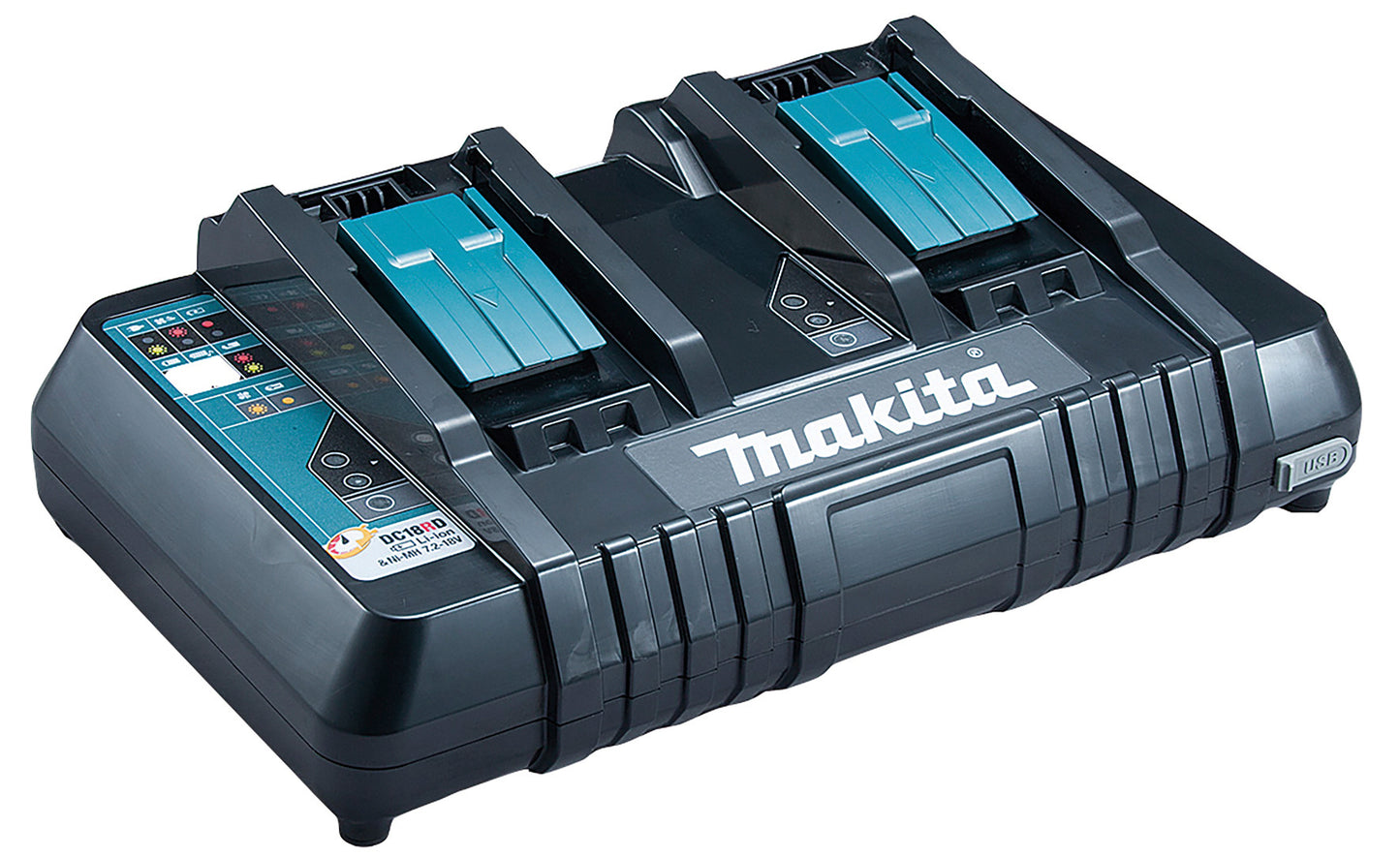 chargeur rapide à deux batteries Makita, Debrico, magasin de matériaux de construction sur bruxelles