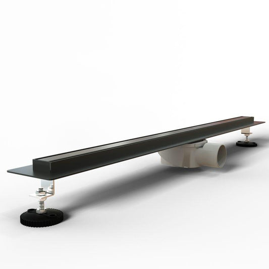 ALONI CANIVEAU DE DOUCHE NOIR MAT 60 CM DESIGN, CREAVIT, Debrico, magasin de matériaux de construction sur Bruxelles et Laeken