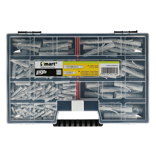 Assortiment chev. SMART BP & LP 8 mesures 262 pcs, Debrico, magasin de matériaux de construction sur Bruxelles