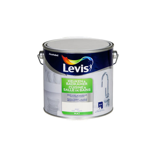 Peinture Levis spéciale cuisine et salle de bain, debrico magasin de matériaux de construction sur bruxelles