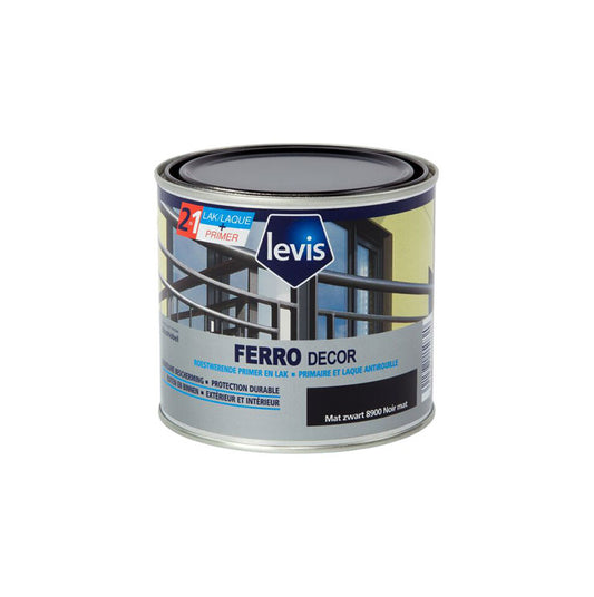 COUCHE DE FOND ET LAQUE DE FINITION LEVIS FERRO DECOR 0., debrico magasin de matériaux de construction et renovation sur Bruxelles