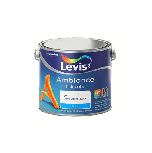 Base de peinture LEVIS blanche 2.5 L Debrico, magasin de matériaux de construction sur Bruxelles et Laeken
