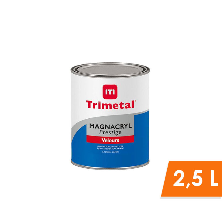 TR*MAGNACRYL PRESTIGE VELOURS 001 2.5L, debrico, magasin de matériaux de construction sur Bruxelles