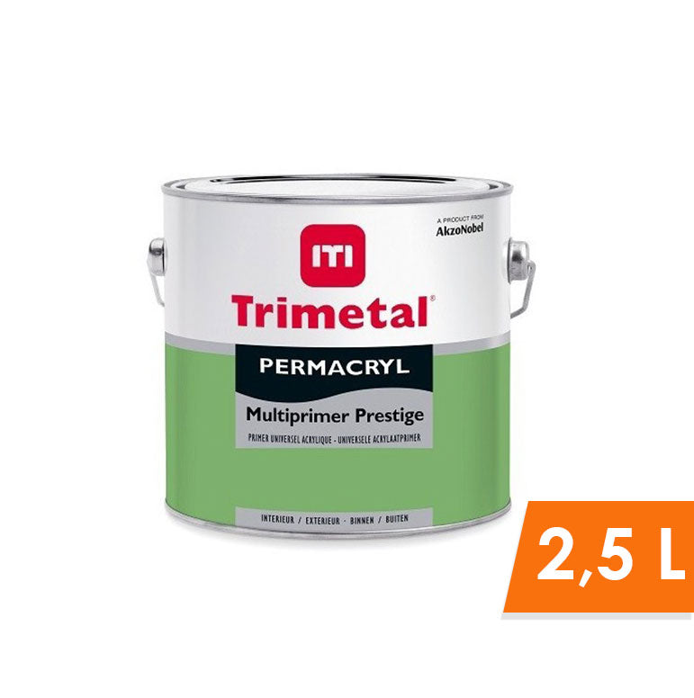 TRIMETAL*PERM. MULTIPRIMER PRESTIGE 2.5L, Debrico, magasin de matériaux de construction sur Bruxelles