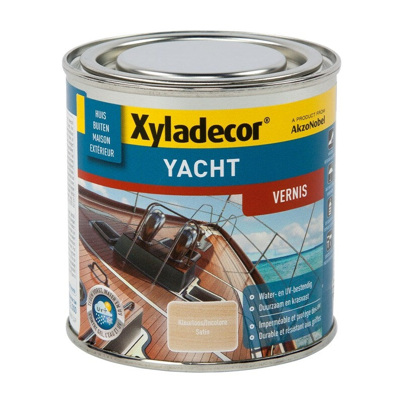 XYLAD VERNIS YACHT SATIN 0.25L, Debrico, magasin de matériaux de construction sur Bruxelles