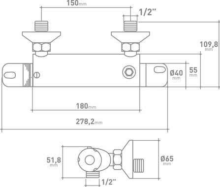 MITIGEUR THERMOSTATIQUE DE DOUCHE - ISIFLOW, Debrico, magasin de matériaux de construction sur Bruxelles