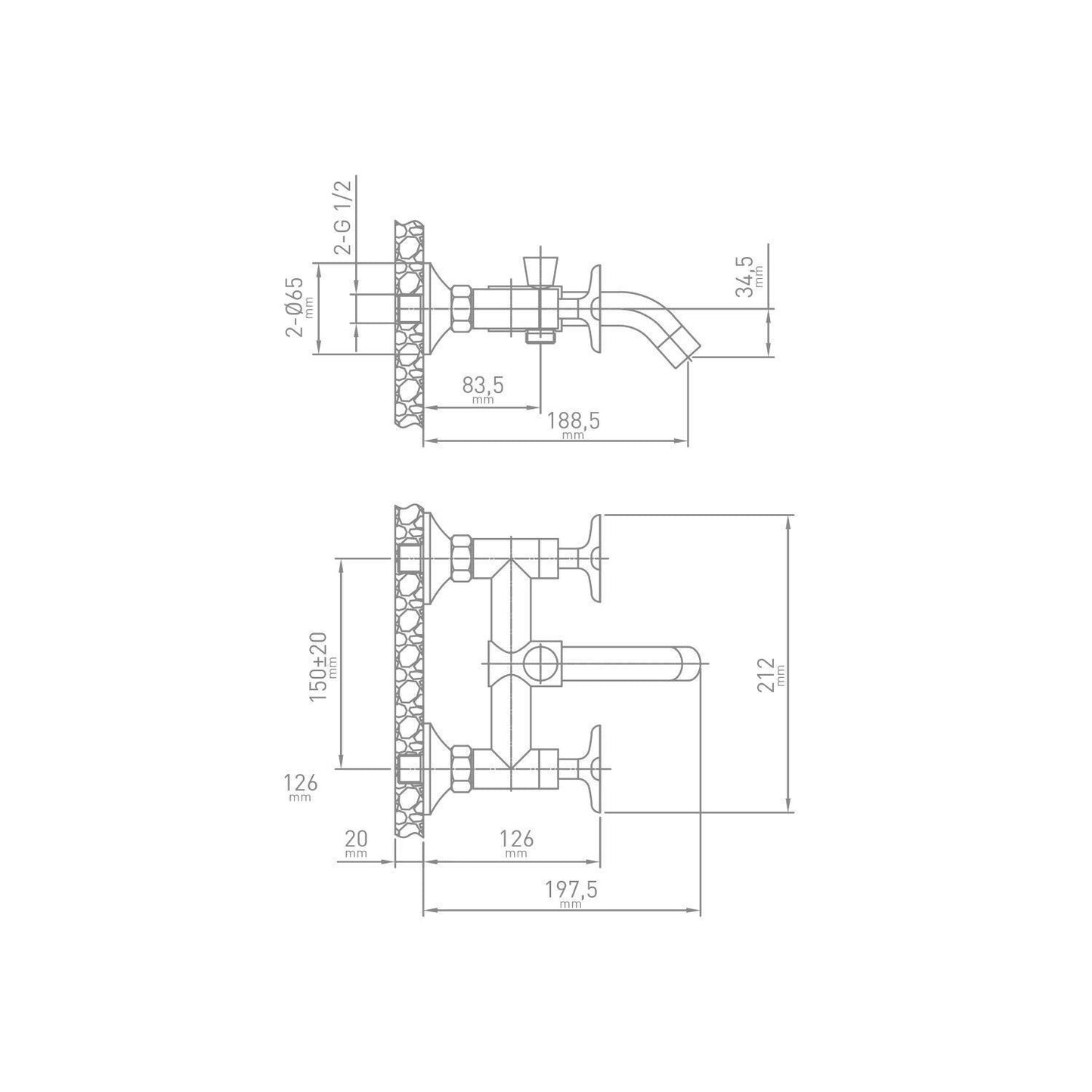 MITIGEUR DE BAIN/DOUCHE AVEC DOUCHETTE CHROME, Debrico, magasin de matériaux de construction sur Bruxelles