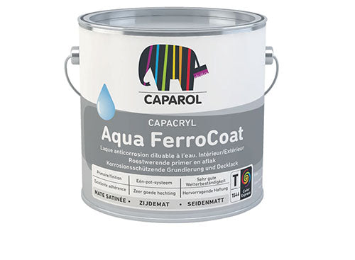 CAPACRYL AQUA FERROCOAT 0,96L Base T, Debrico magasin de matériaux de construction sur Bruxelles
