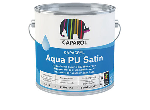 CAPACRYL AQUA PU SATIN 0,96L Base W, Debrico magasin de matériaux de construction sur Bruxelles