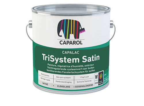 CAPALAC TRISYSTEM SATIN 2,375L Base W, Debrico magasin de matériaux de construction sur Bruxelles