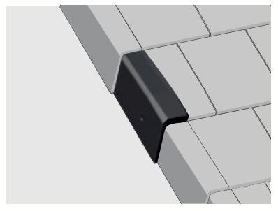 Debrico magasin de matériaux de construction à Bruxelles, PLANUM TUILE RIVE GAUCHE ARDOISE, tuile, la escandella,