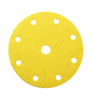 Debrico, magasin de matériaux de construction sur Bruxelles, DISQUE ALESAGE CENTRAL + 9 TROUS GRAIN 150 diam. 125 mm ,