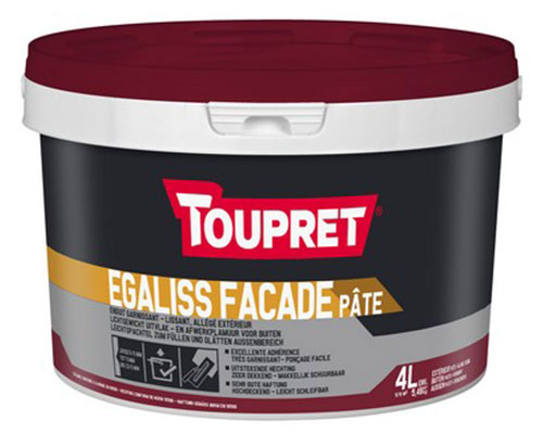 TOUPRET EGALISS FACADE 4L, Debrico, magasin de matériaux de construction sur Bruxelles,