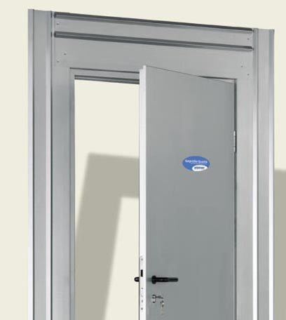 PORTE DE CHANTIER METAL REGLABLE