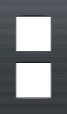 DOUBLE GREEN PLATE 60 ANTHRACITE