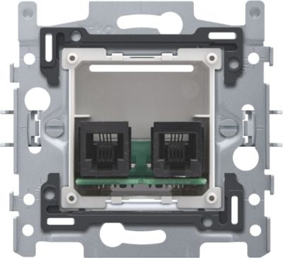 SOCLE PRISE TELEPHONE 2X RJ11, Debrico, magasin de matériaux de construction sur Bruxelles