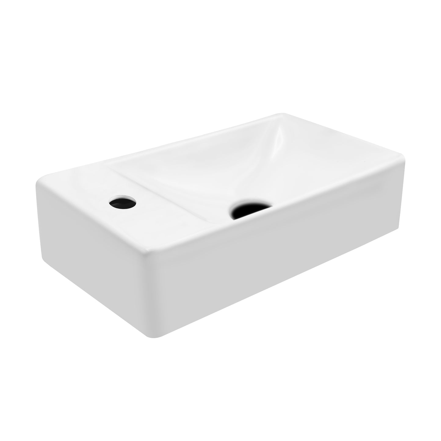 ALONI 421A-L LAVABO  ROBINET GAUCHE 35X30, Debrico, magasin de matériaux de construction sur Bruxelles