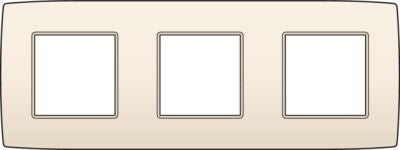 TRIPLE PLATE 71MM CREAM