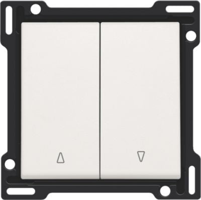 SET BOUTON POUSSOIR VOLET BLANC