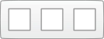 TRIPLE PLATE 71MM WHITE