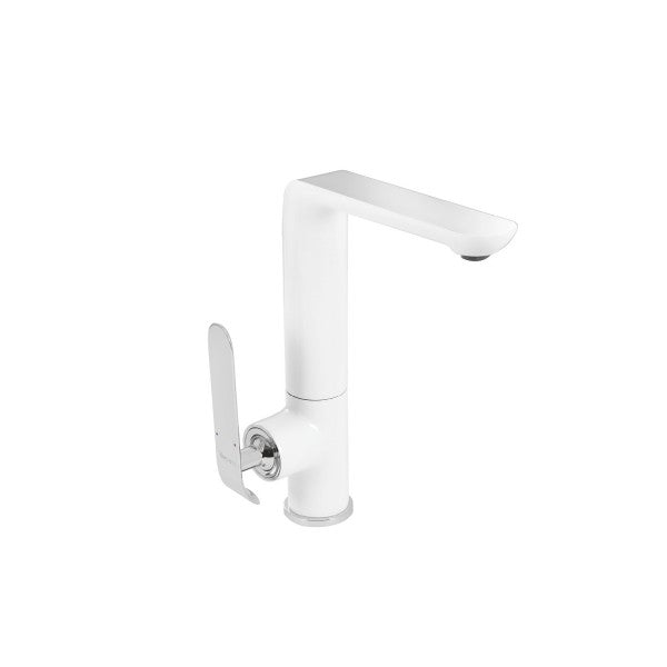 MITIGEUR CUISINE BLANC-CHROME - CREAVIT BLOOM, Debrico, magasin de matériaux de construction sur Bruxelles