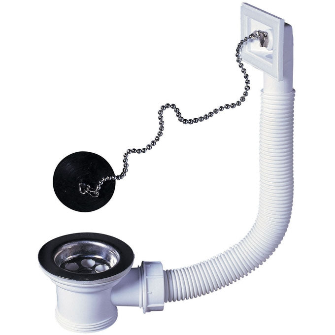 BONDE A BOUCHON POUR EVIER INOX D50