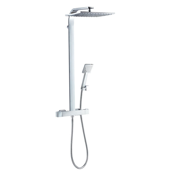 COLONNE DE DOUCHE PALERMO COMFORT MITIGEUR THERMOSTATIQUE EN LAITON AVEC SÉCURITÉ 38°