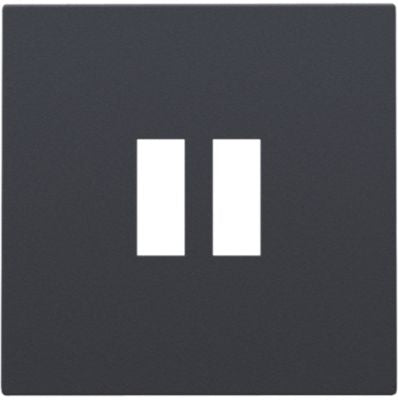 SET DE FINITION CHARGEUR USB ANTHRACITE, Debrico, magasin de matériaux de construction sur Bruxelles